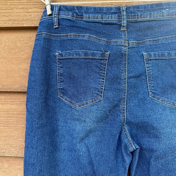 Bcc Jeans Womens Mid-Rise Stretch Denim Straight-Leg Size 10R Blue - Picture 12 of 13